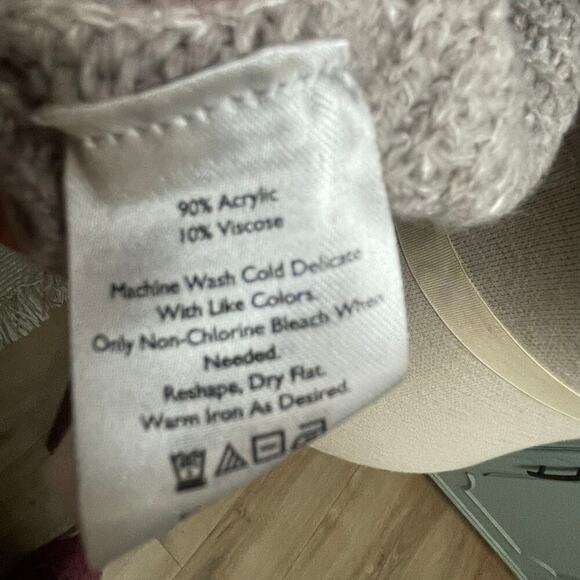 Eddie Bauer Size Medium Long Sweater Open Cardigan Southwestern Shawl Cozy - Picture 4 of 4